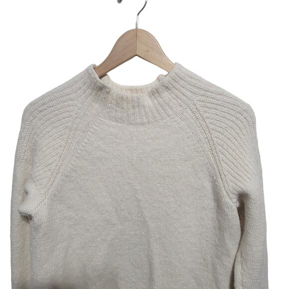 Frame Womens Sweater Alpaca Wool Boxy Mock Neck Size XS - Picture 7 of 9